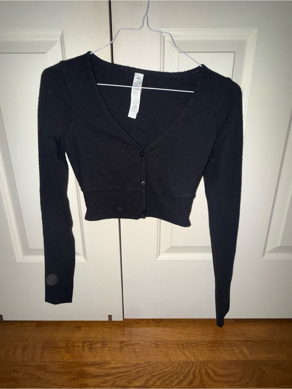 ALO CROPPED CARDIGAN SIZE S